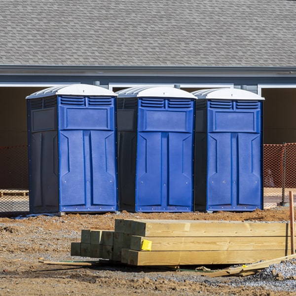 what is the cost difference between standard and deluxe portable restroom rentals in Jennings